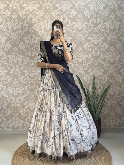 Kalamkari ready to wear lehengas