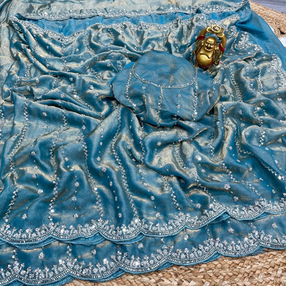 Glamour Trending Handwork luxe  sarees