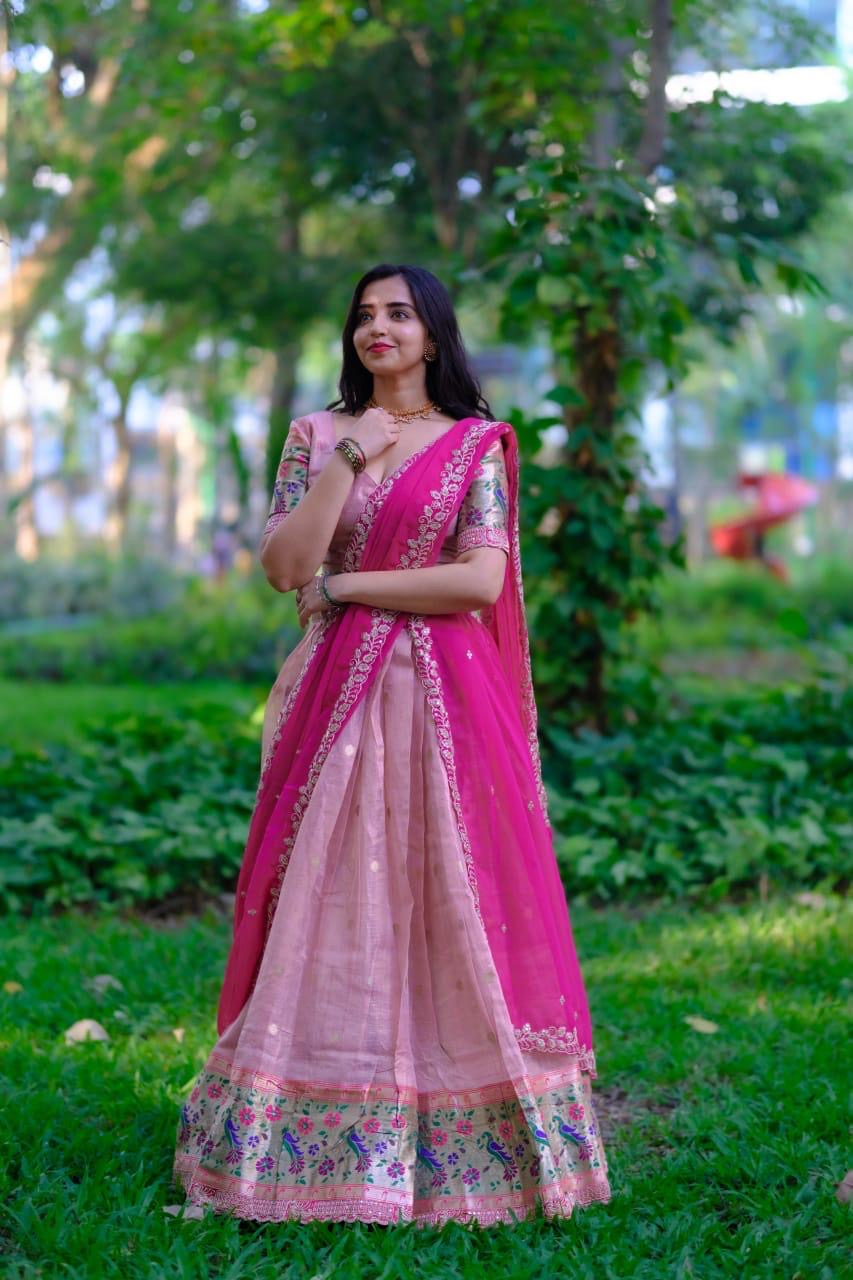 Zari Doriya paithani lehengas