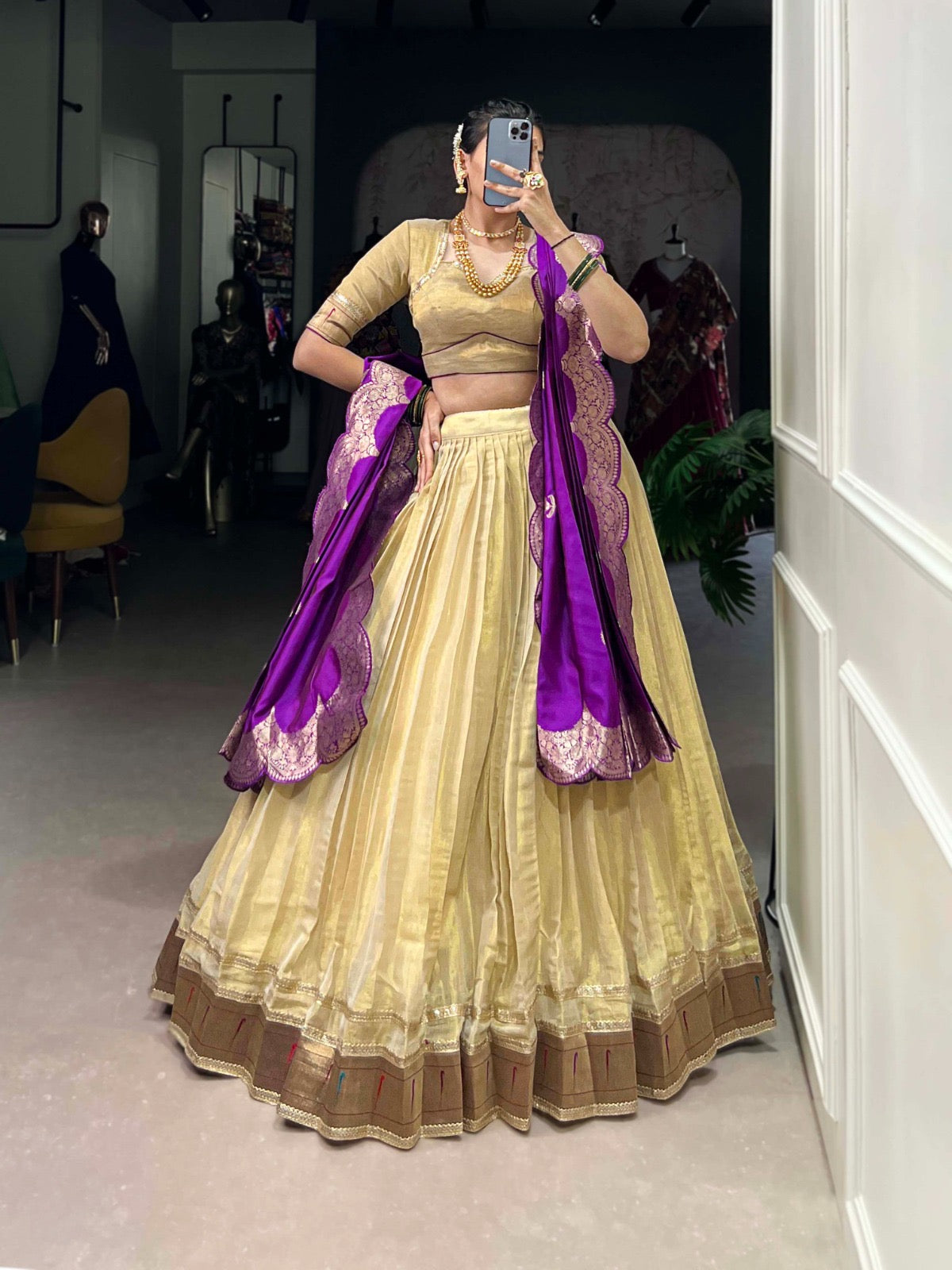 Paithani lehenga set for classy look