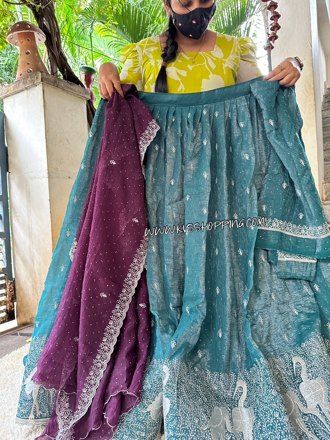 Unicorn sparrow pastel Lehenga Sets