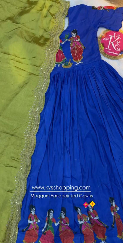 Sankranthi special Maggam Classic Gowns