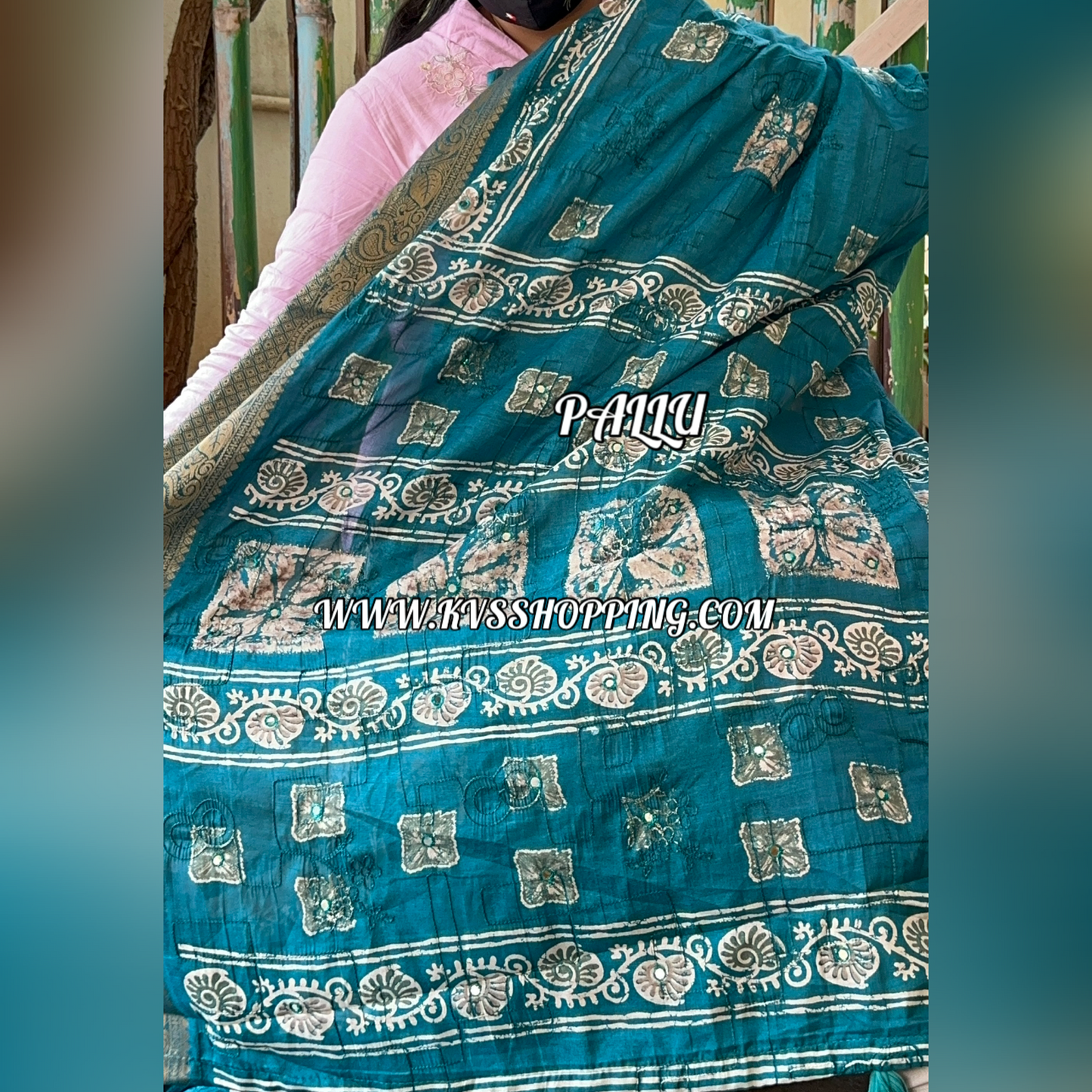 Shiobari With Bandhini soft Muslin Silk Budget saree (celebrate inspired)