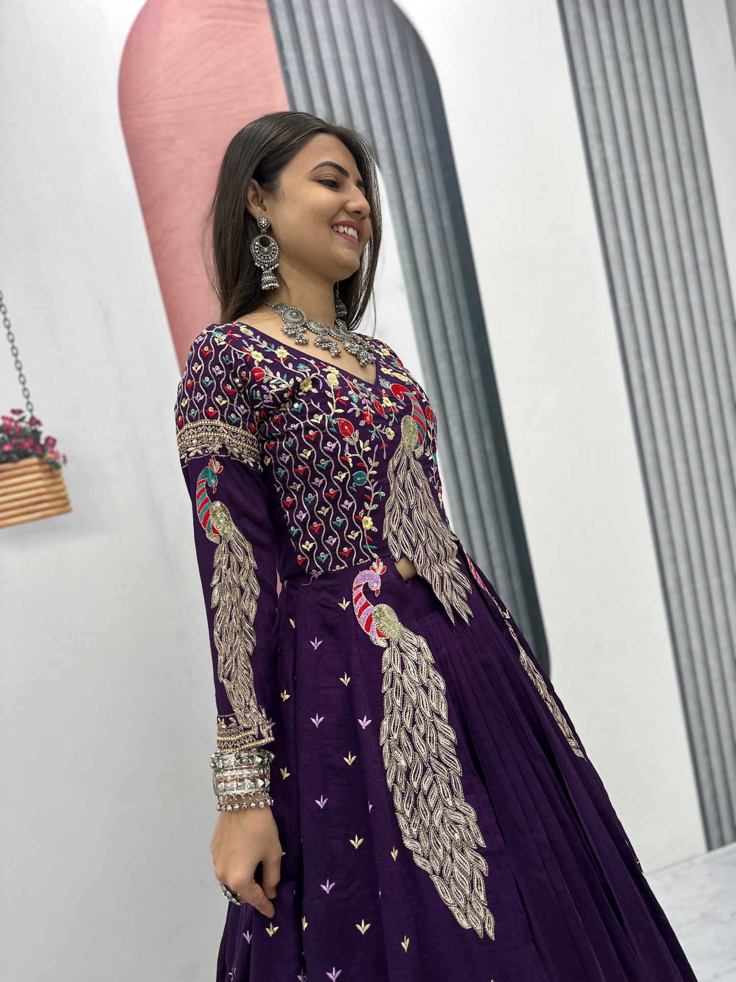 Partywear Set – Top, Lehenga & Shrug For Diwali 🍂