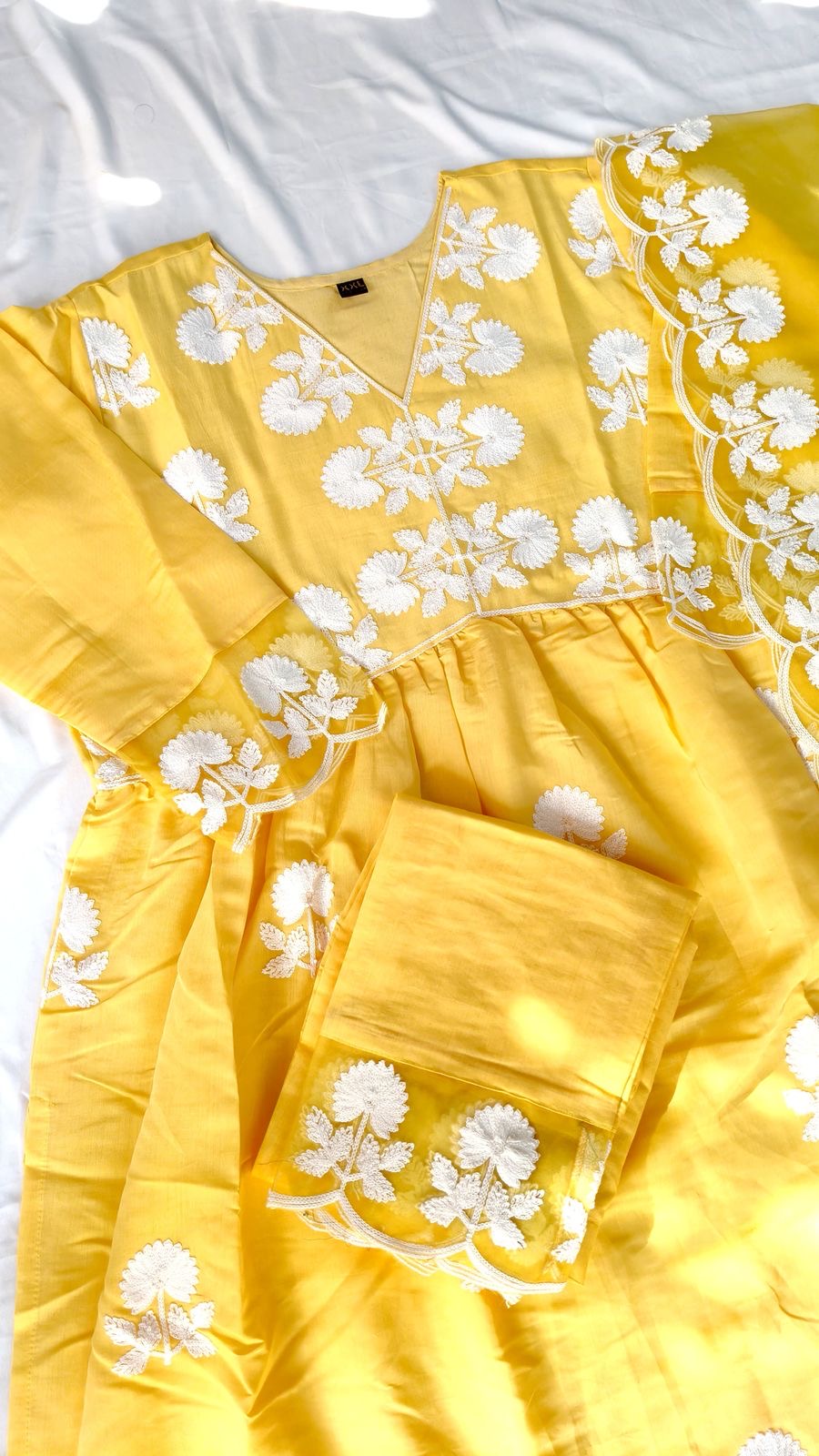 Summer special embroidery kurtis sets