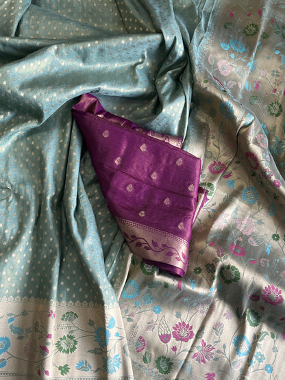 Classical Banarasi’s weaving Sarres