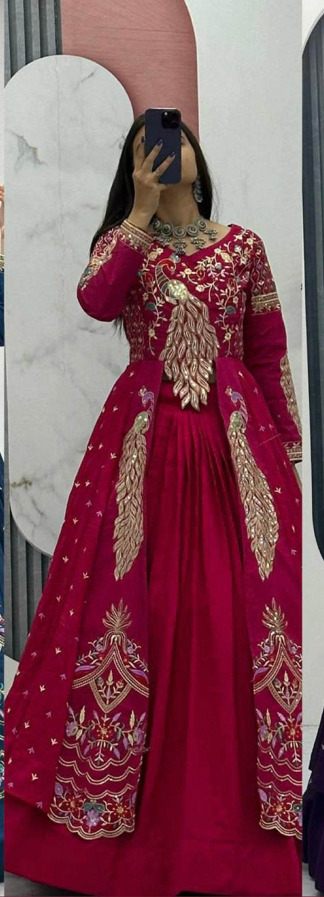 Big Boss, peacock  Degsiner Lehenga