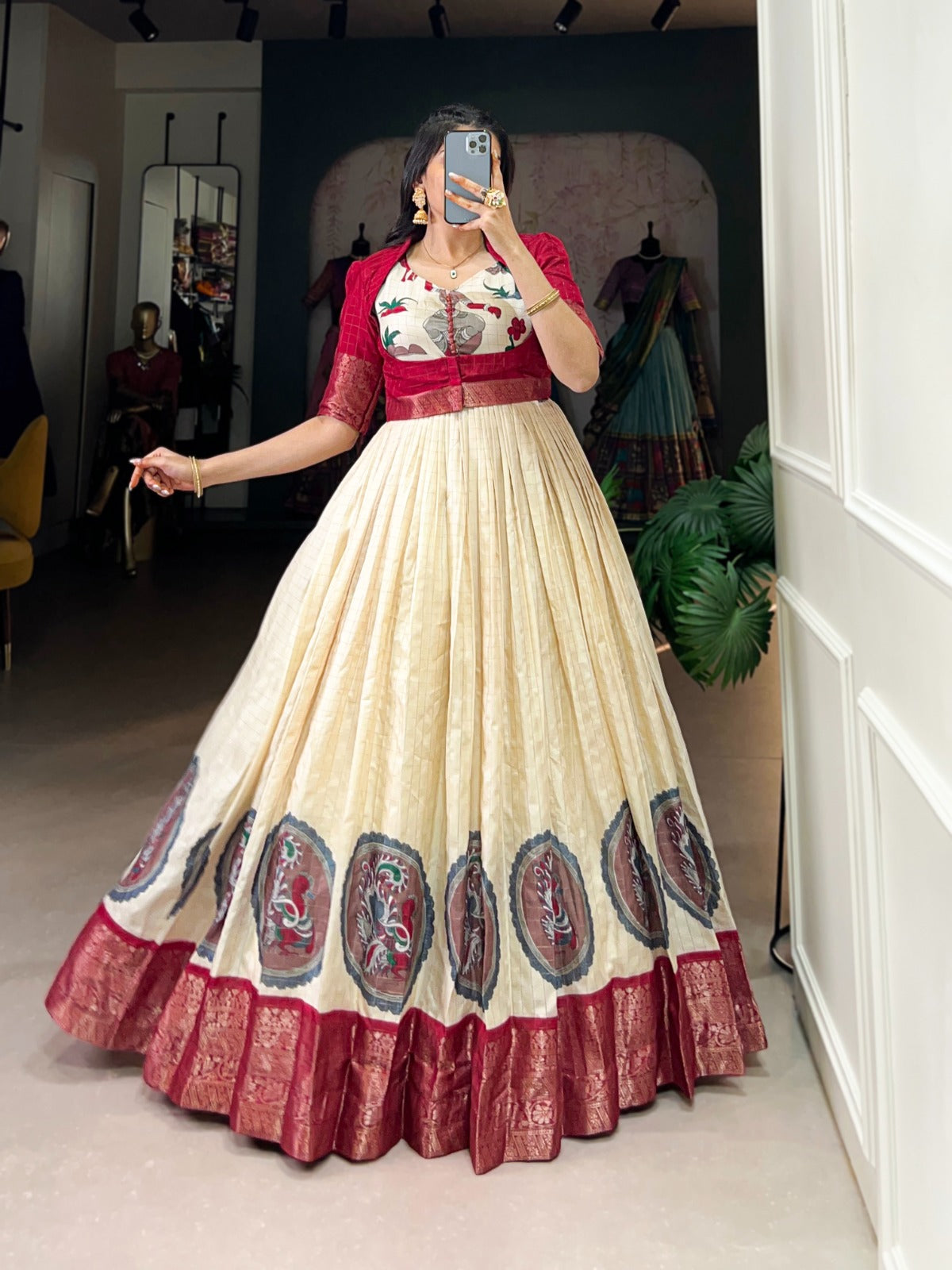 Gown with Koti (2 in Use Gowns )