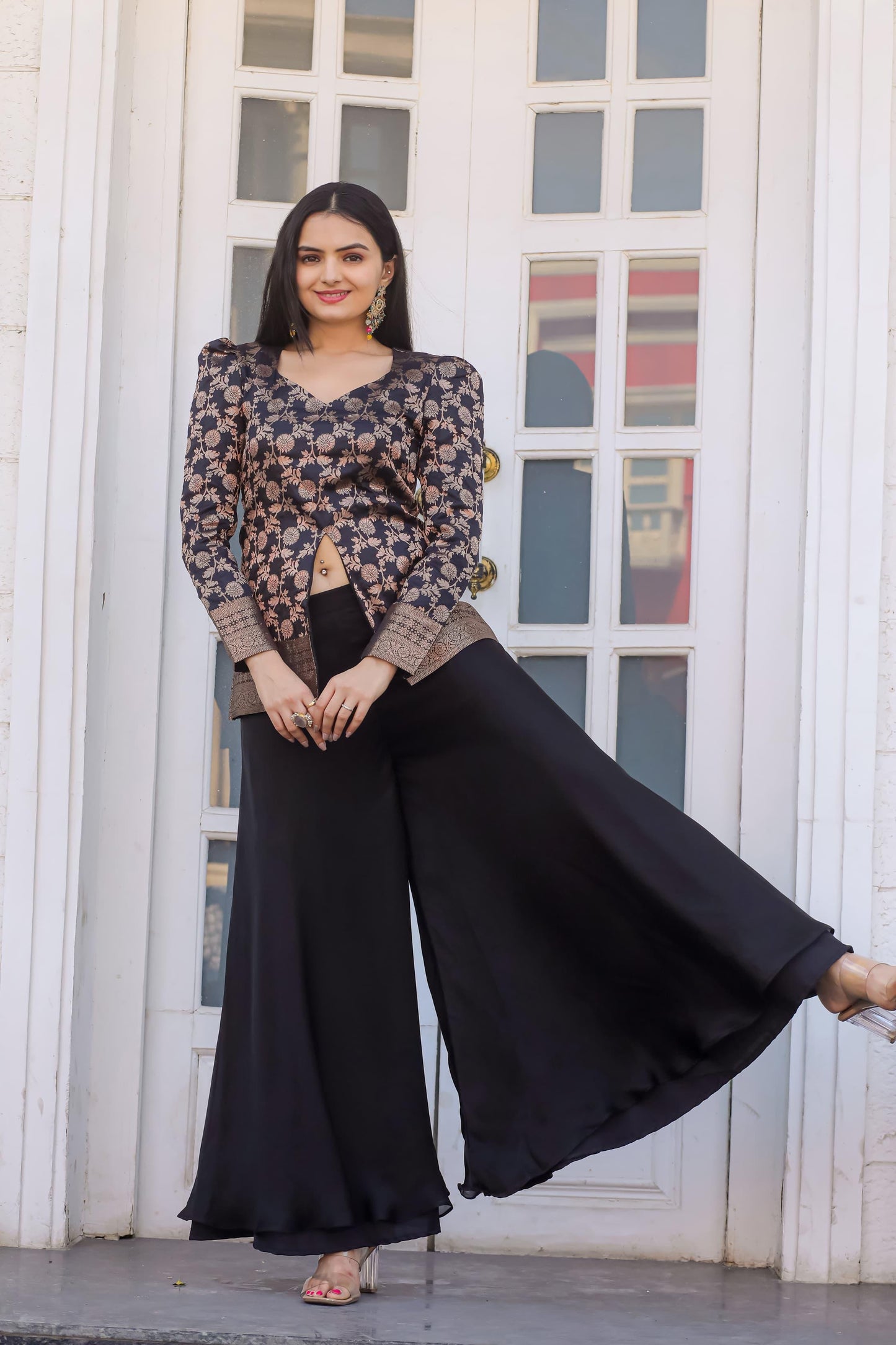 Plazzo Kurti stunning looks
