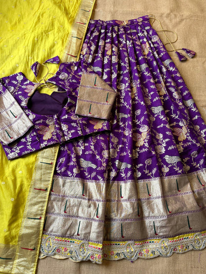 Muniya New Colours Paithani Lehenga