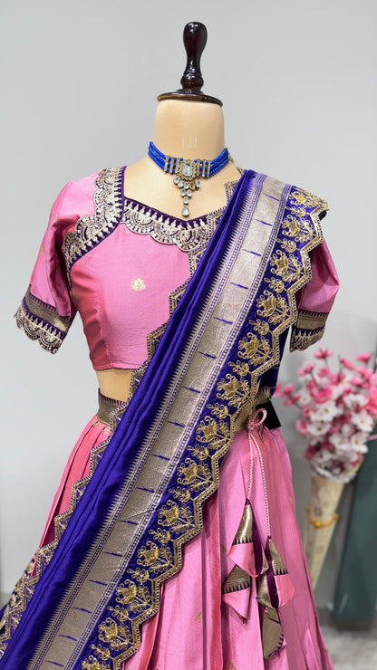 Exquisite Paithani Silk Lehanga