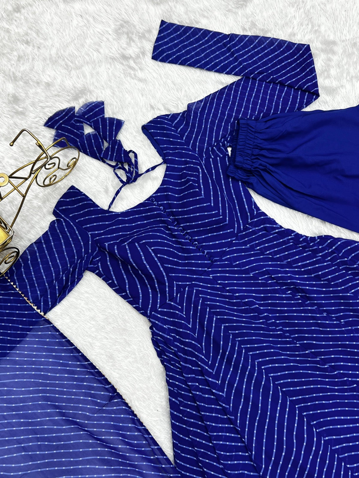 Laheriya Print Gowns fully Stitched
