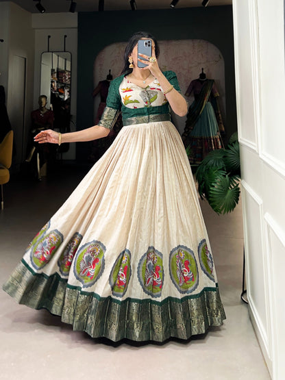 Gown with Koti (2 in Use Gowns )