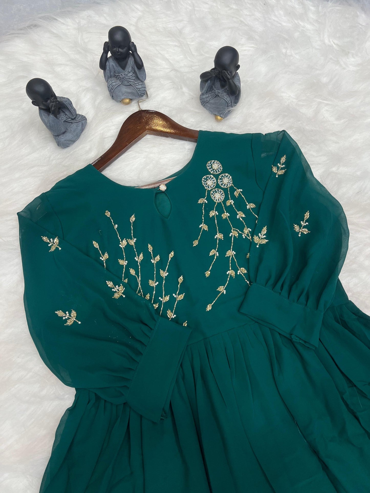 Georgette handwork kurtis