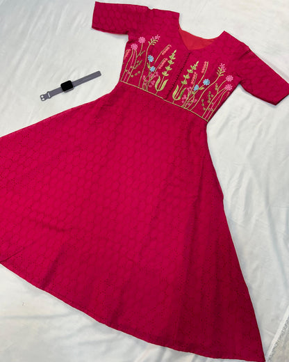 Hakoba embroidery gowns