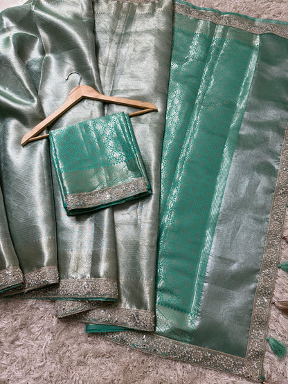Kanjivaram bridal Katan tissue classic sarees