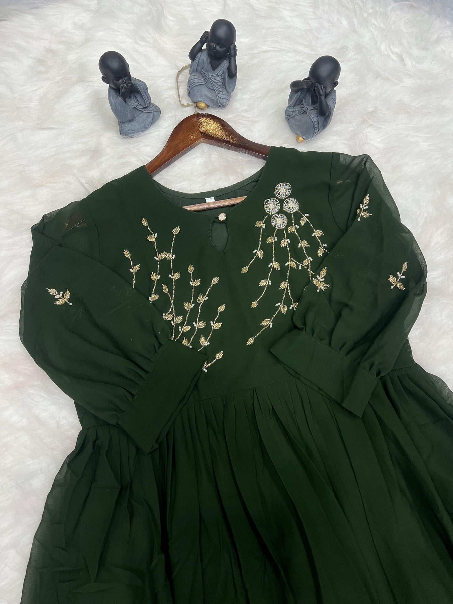Georgette handwork kurtis