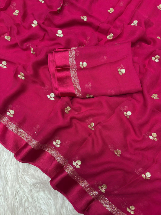 Budget saree visco georgette