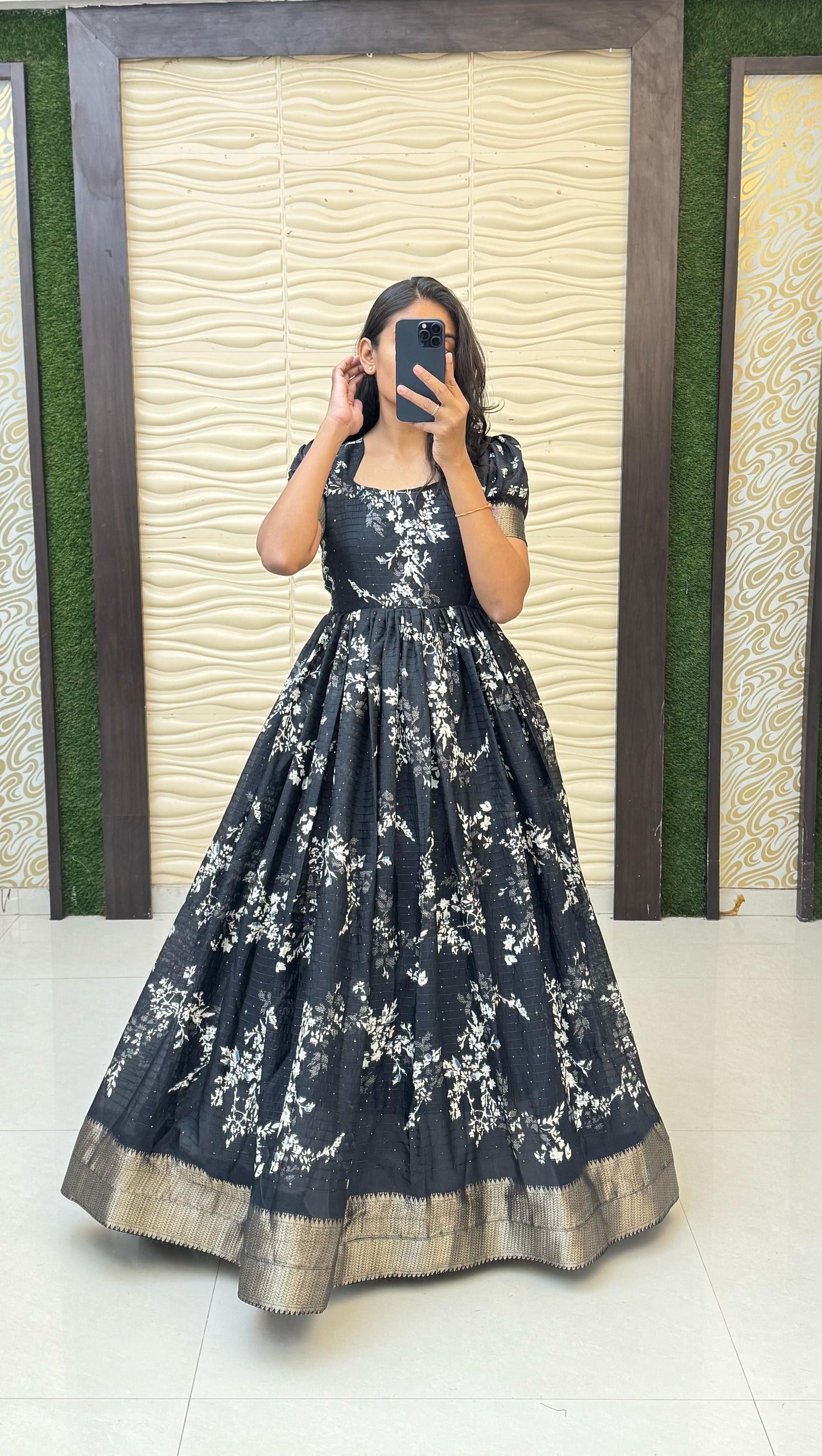 Dola silk fully stitched Wedding gowns