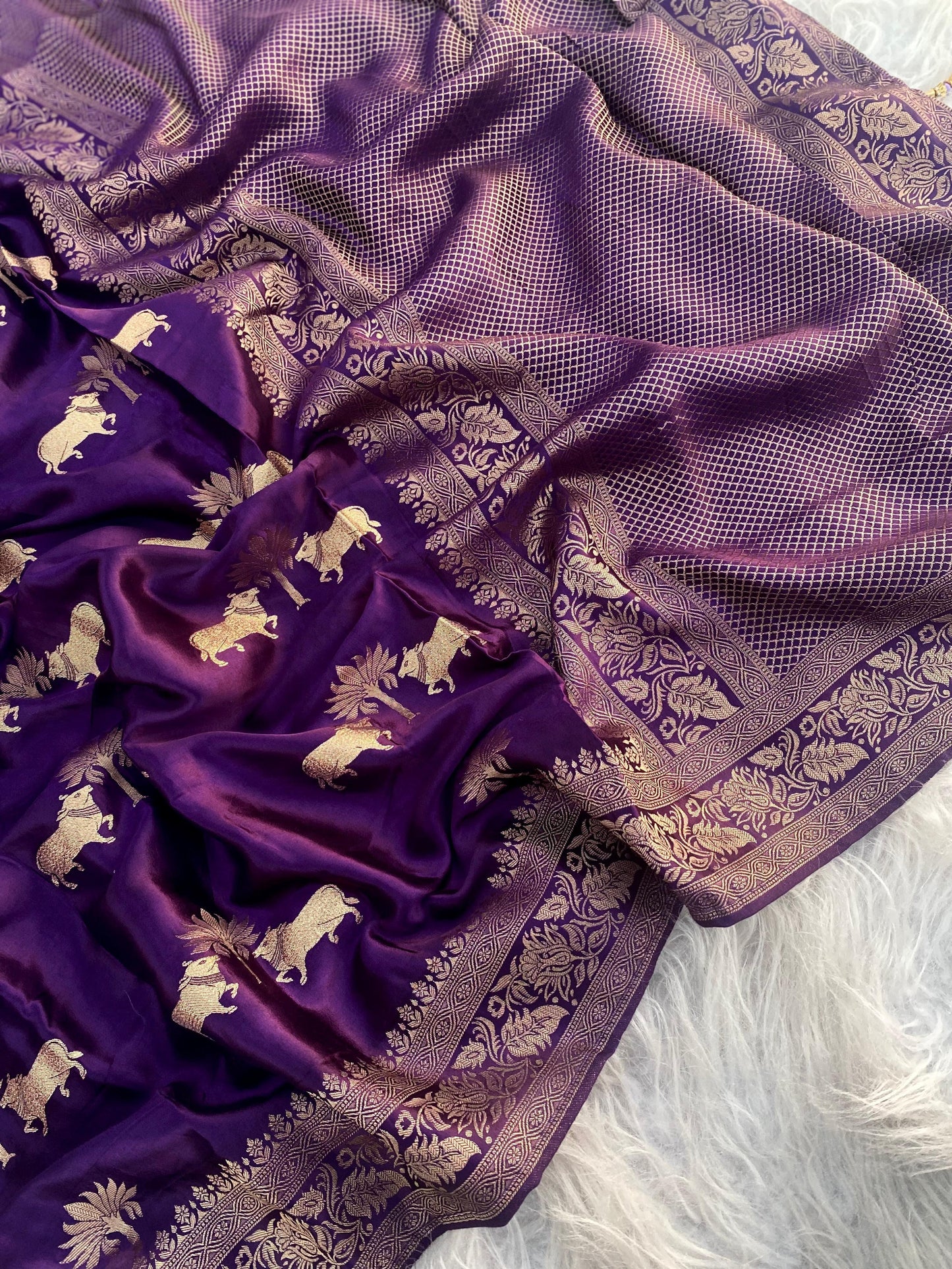 Mushroo pure Pichiwai Classic sarees