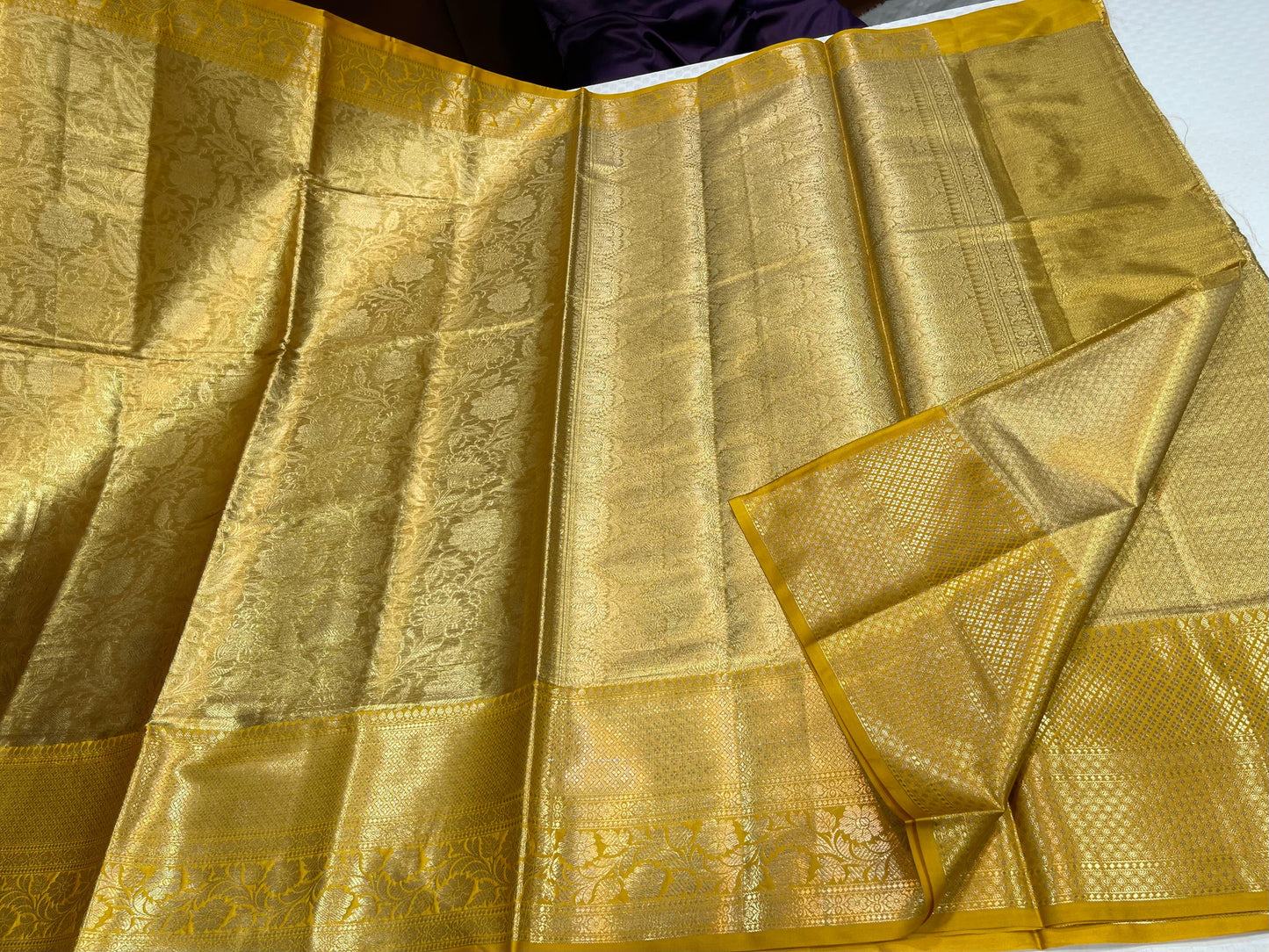 Semi Kanchipuram Banarasi Tissue sarees
