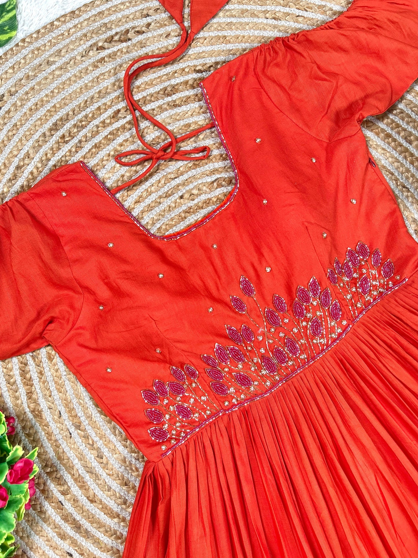 Handwork Duel shade Mul gowns