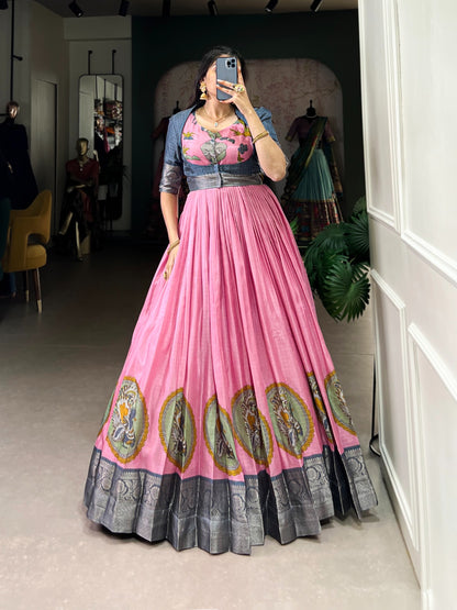 Gown with Koti (2 in Use Gowns )