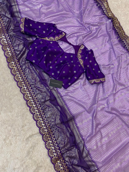 Desginer Saree With Stitched Blouse