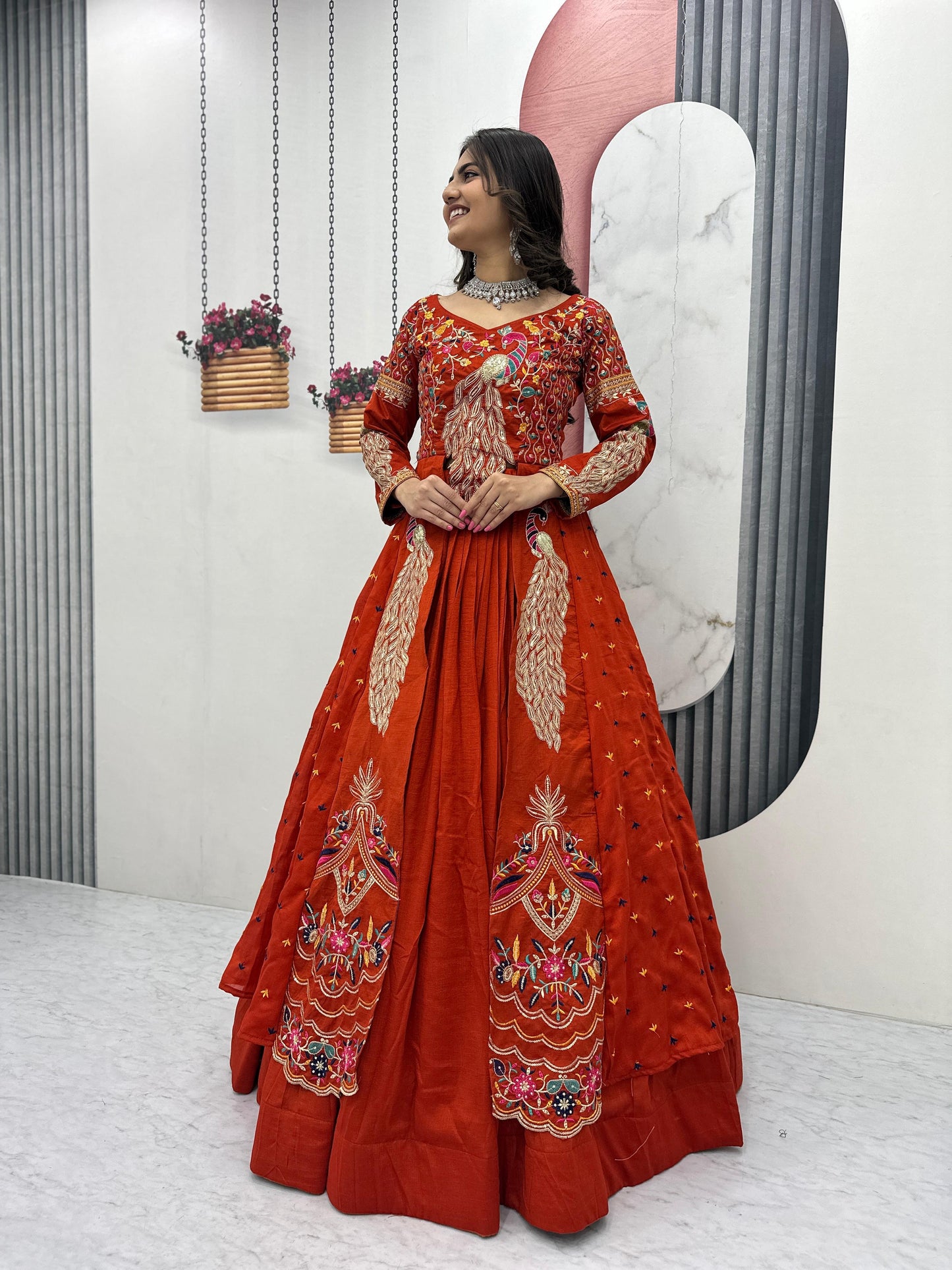 Big Boss, peacock  Degsiner Lehenga