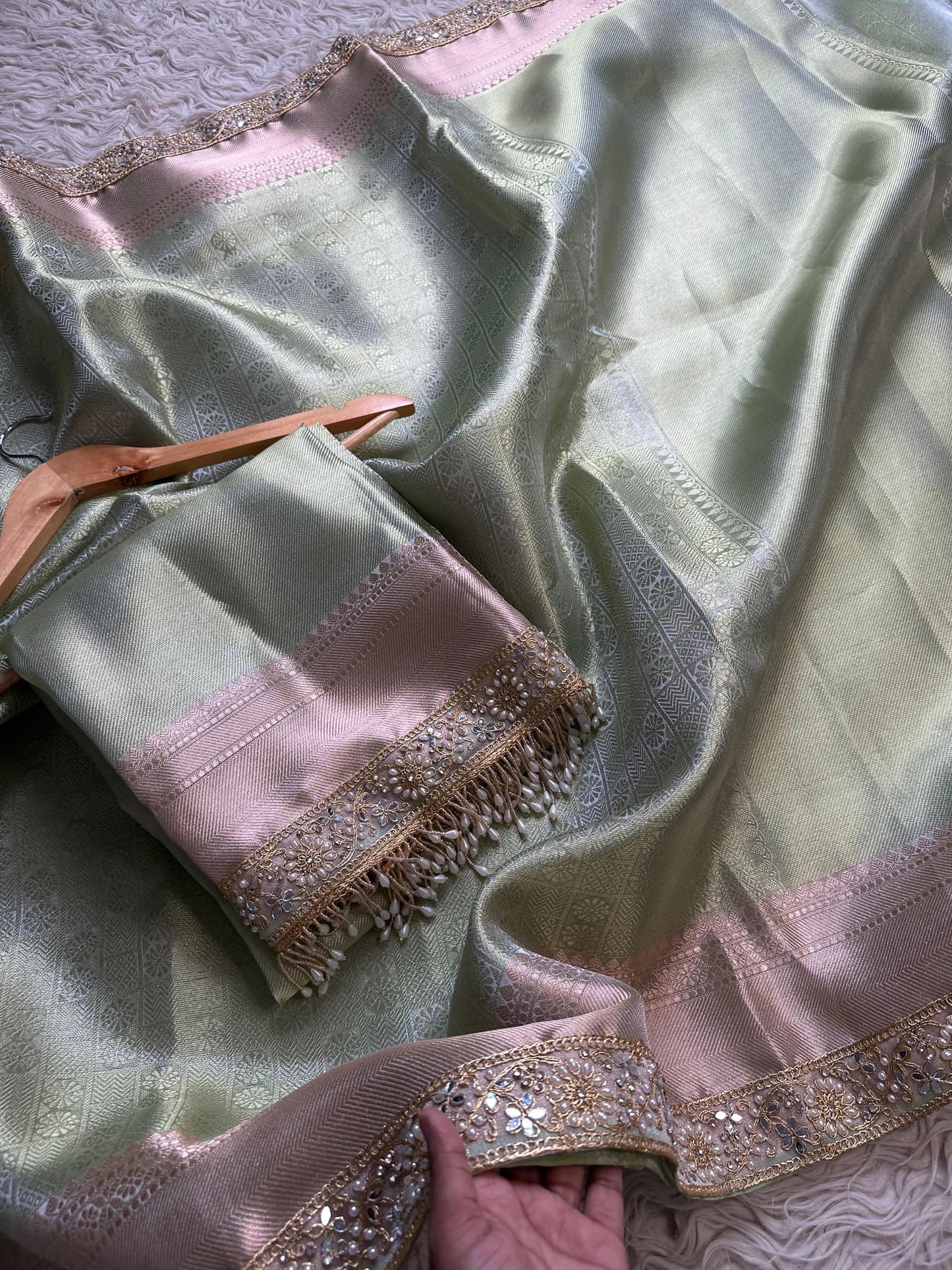 Banarasi kanjivaram bridal katan brocade silk saree classy