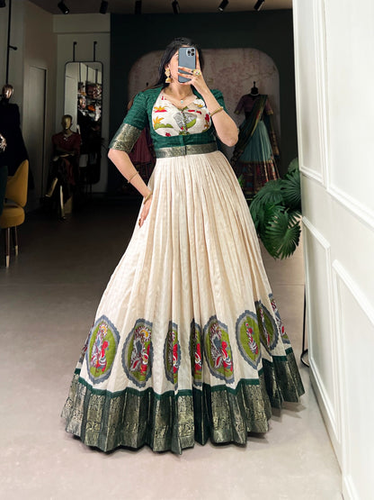 Gown with Koti (2 in Use Gowns )
