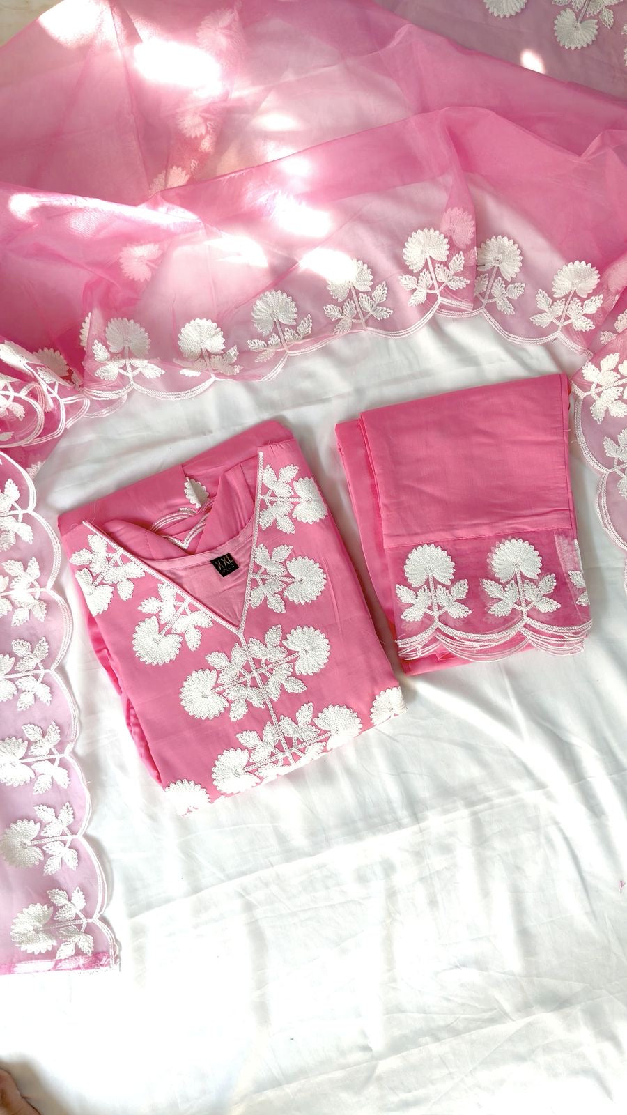 Summer special embroidery kurtis sets
