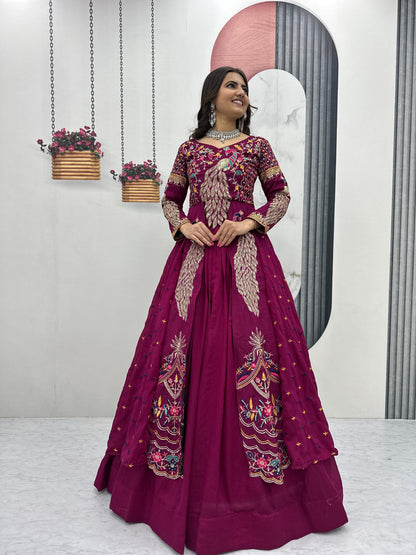 Big Boss, peacock  Degsiner Lehenga