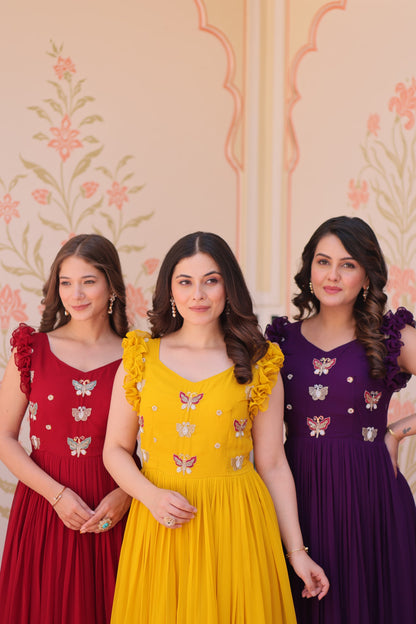 Butterfly gowns