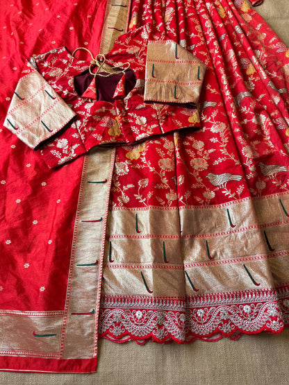 Muniya New Colours Paithani Lehenga