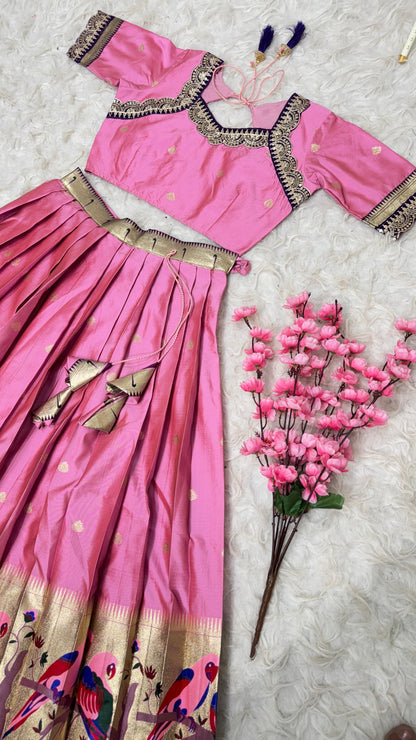 Exquisite Paithani Silk Lehanga