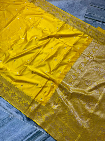 Pure Mashru  Banarasi saree for festival