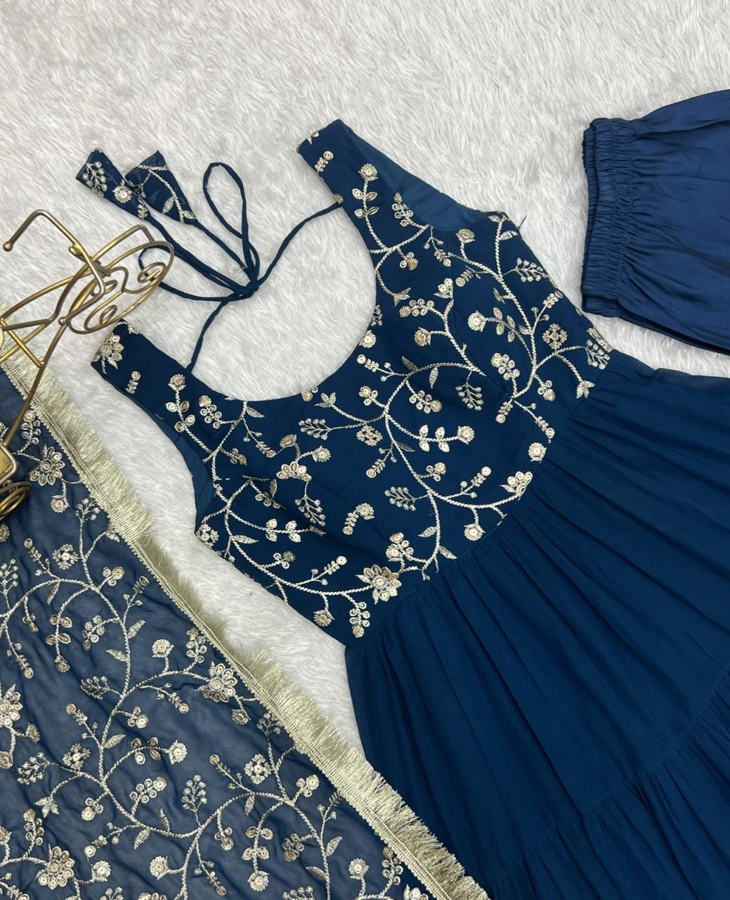 Anarakali Gowns /3 In one Use Set