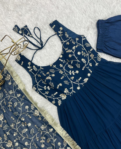 Anarakali Gowns /3 In one Use Set