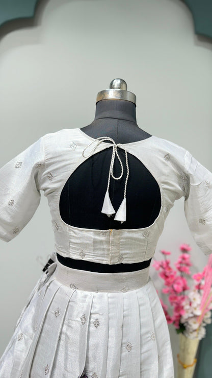 Desginer Lehenags With Cutwork Dupattas