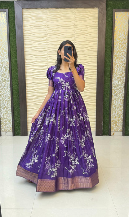 Dola silk fully stitched Wedding gowns