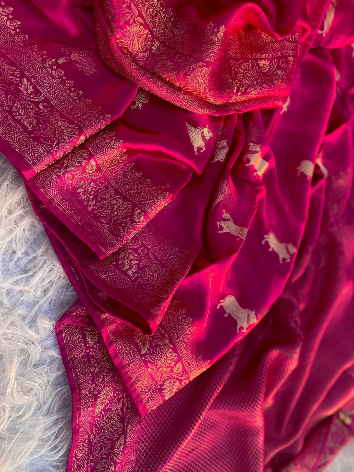 Mushroo pure Pichiwai Classic sarees