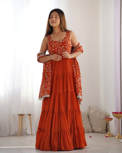Anarakali Gowns /3 In one Use Set
