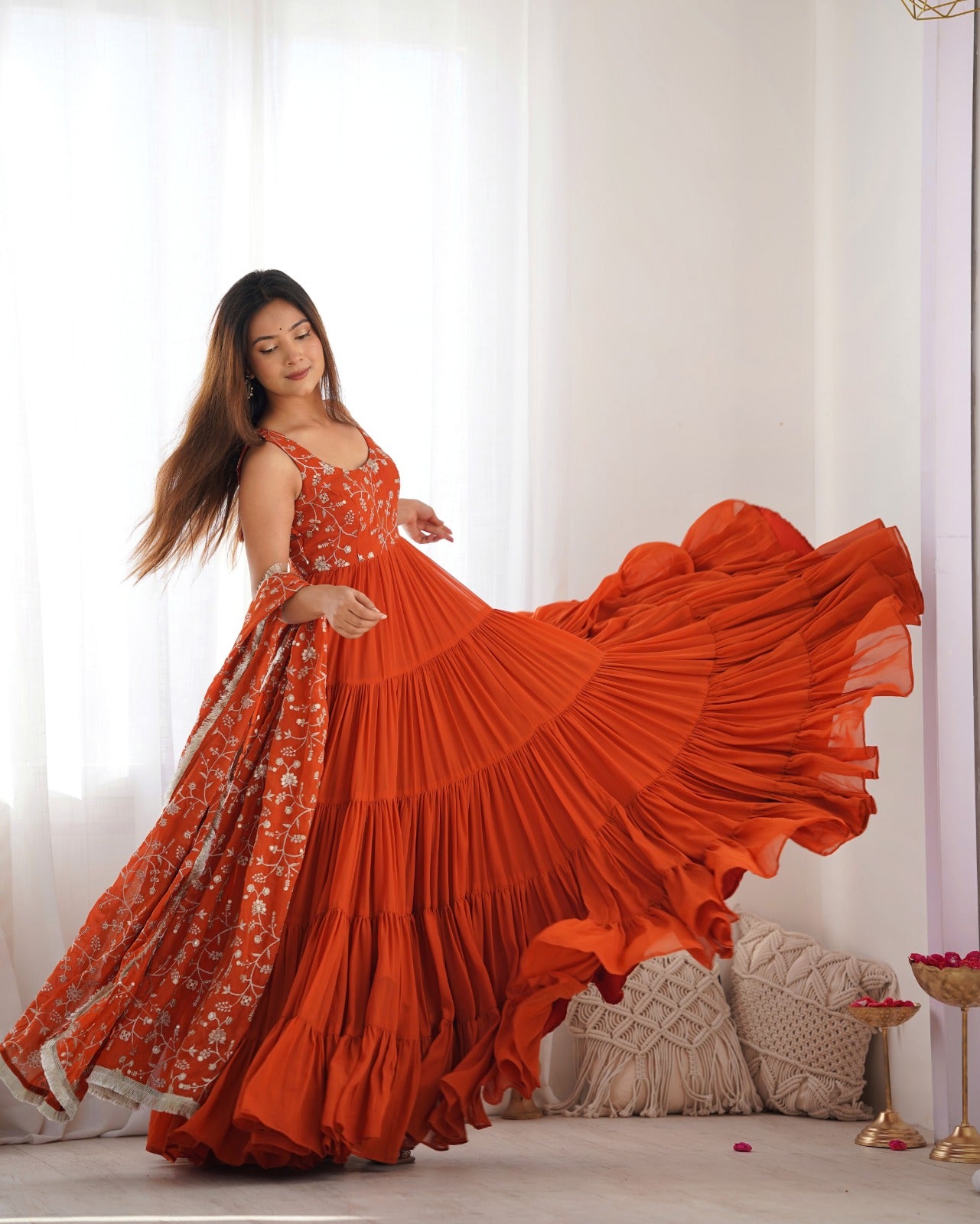 Anarakali Gowns /3 In one Use Set