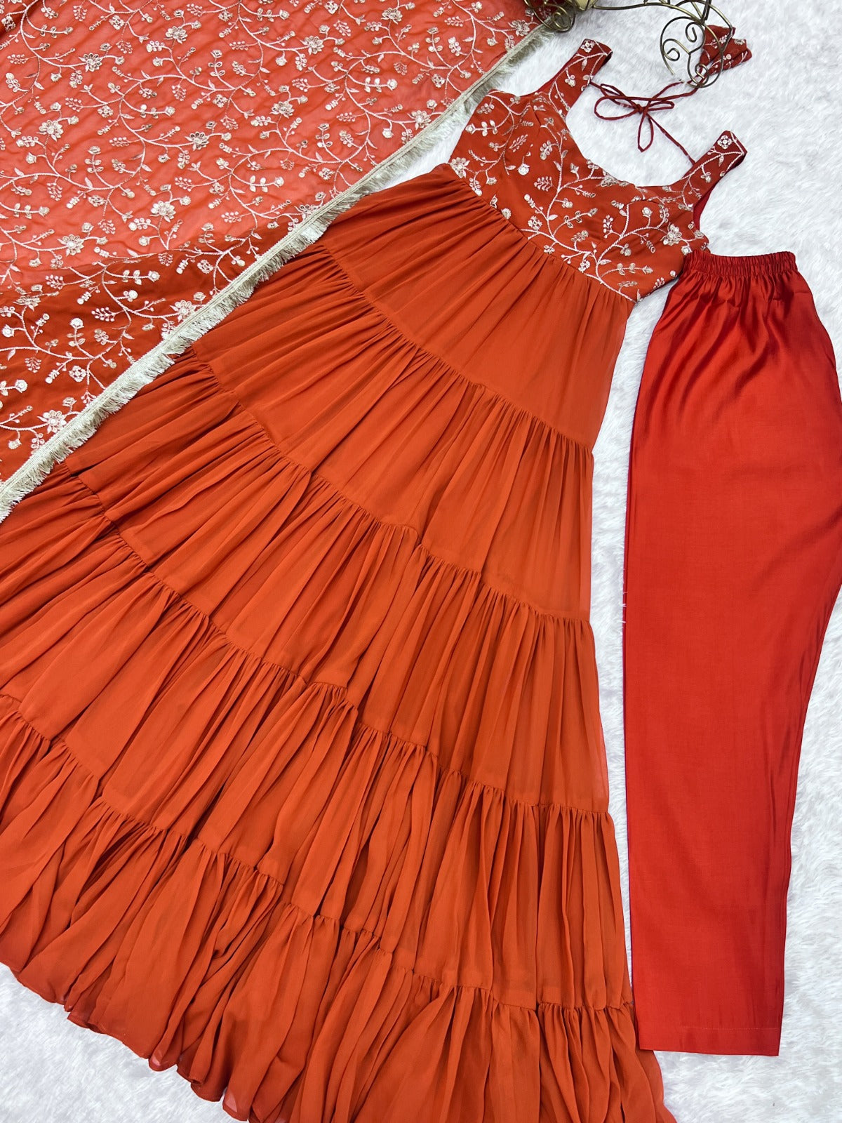 Anarakali Gowns /3 In one Use Set