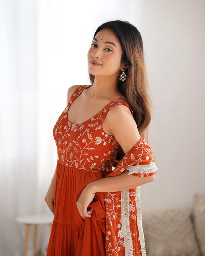 Anarakali Gowns /3 In one Use Set