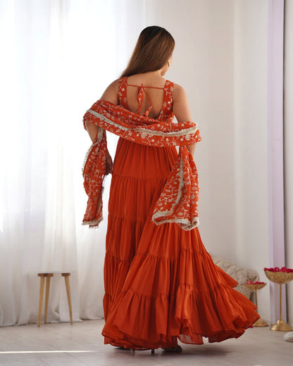 Anarakali Gowns /3 In one Use Set
