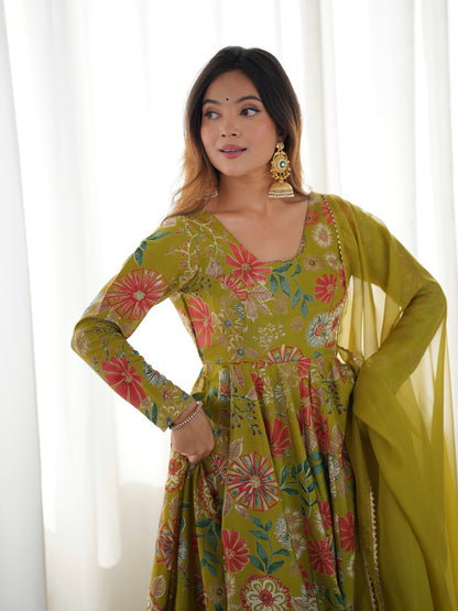 Ready to wear Chanderi Kurti sets (Plazzo pant)