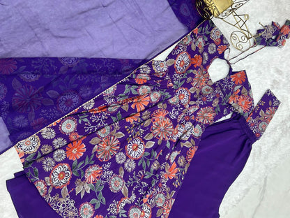 Ready to wear Chanderi Kurti sets (Plazzo pant)