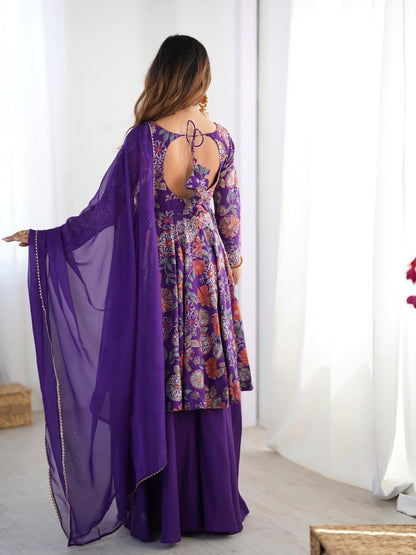 Ready to wear Chanderi Kurti sets (Plazzo pant)